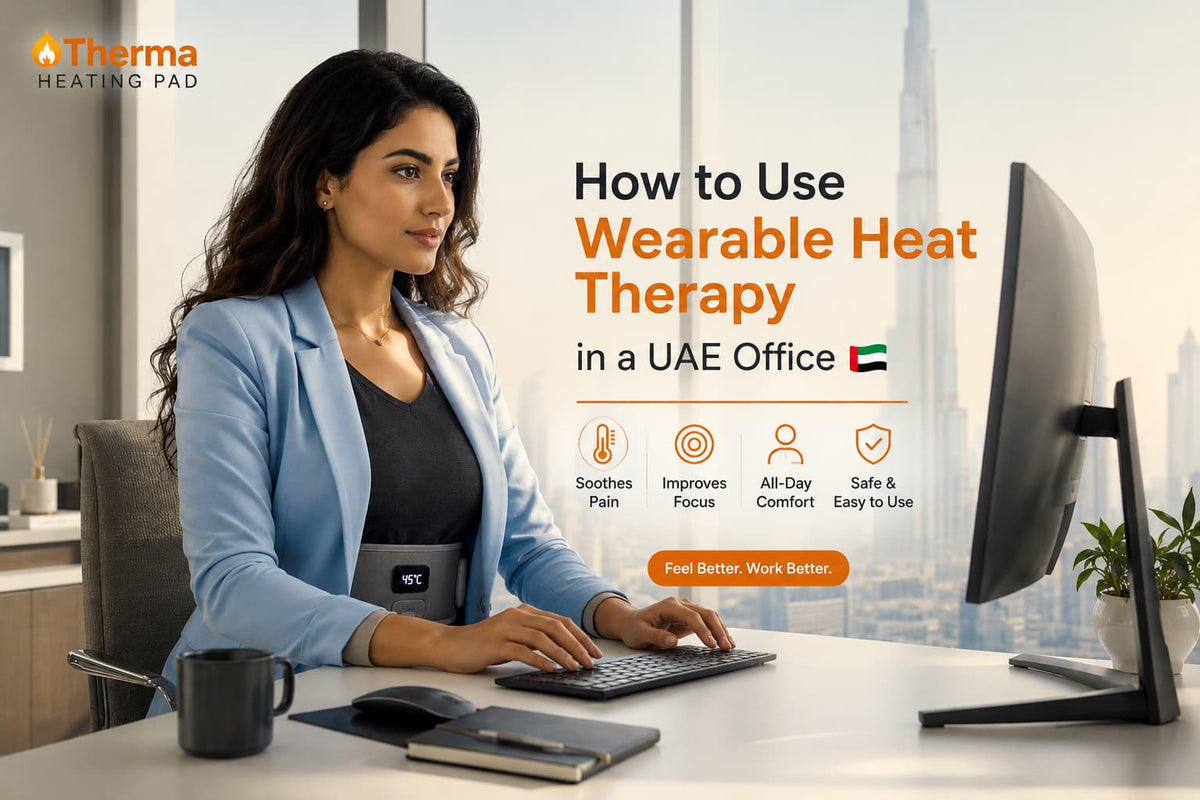 Discreet Period Relief: How to Use Wearable Heat Therapy in a UAE Office